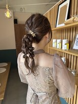 キュオンシア(CUEON. ciea)&nbsp;お呼ばれヘア×ツインアレンジ