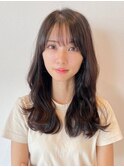 《Agu hair》くびれミディアム×numberA.ケアオイルスリーク