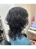 ウルフヘア× パーマ