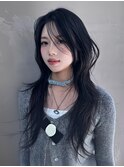 韓国ヘアー/ダブルカラー/ハイライト/イメチェン/エクステ/梅田