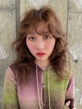 エイミー(amy.) ハッシュカット/パーマ/外ハネボブ/ワイドバング/オン眉