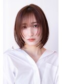 大人可愛いレイヤーボブ/2wayバング/アッシュベージュ