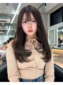 顔型別ヘアスタイル特集/ホワイトグレージュ/ミニウルフ