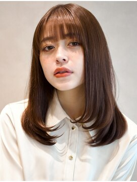 ガーデンヨコハマエスト(GARDEN YOKOHAMA est) 美髪ミディアム内巻きレイヤーカットワイドバング似合わせカット