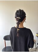 編みおろしアレンジ