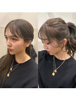 メラク(Merak)&nbsp;大人可愛い×透明感カラー小顔レイヤーロング【20～40代】