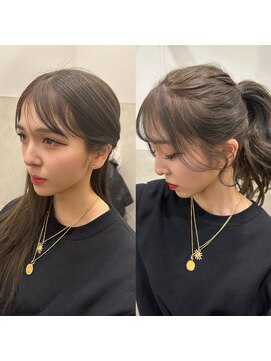 メラク(Merak) 大人可愛い×透明感カラー小顔レイヤーロング【20~40代】