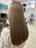 カット＋イルミナカラー【鎖骨以上の長さ】　 ￥10450