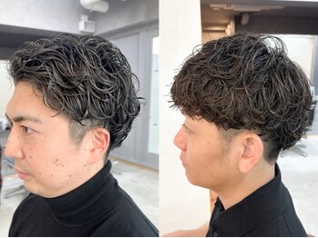 ヘアアンドメイク エジェリ(hair&make egerie)の写真/メンズからも高い支持率を誇る<egerie>【白髪染め/白髪ぼかしハイライト/ボブ/メンズ/メンズパーマ/men's】