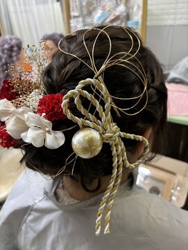 ヘアースペース 練馬店(hair space COCO) 成人式ヘアー