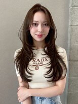 シーク 天神(SEEK)&nbsp;松尾菫菜/レイヤーカット/韓国ヘア/ベージュカラー