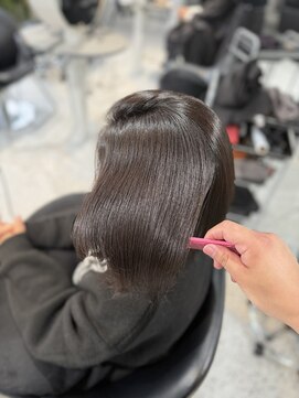 ルモ(Lumo) 【HIRATA】オリーブグレージュ/ダークアッシュ/似合わせカット