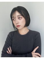 トリッカ 銀座(tricca)&nbsp;ボブ/ショートボブ/艶髪/ブルーブラック/内巻き