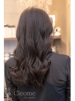 クレオメバイスーリール(Cleome by sourire) ♪黒髪似合わせカットデジタルパーマ小顔ココアベージュ薄め前髪