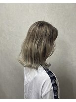 テーラヘアー 土浦店(TELA HAIR)&nbsp;シルバーベージュ×波ウェーブ【TELA HAIR土浦】