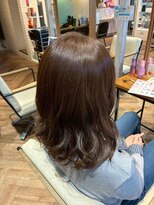 ヘアーショップ エヌアンドエー 越谷店(hair shop N&A) ナチュラルブラウン×くびれミディ