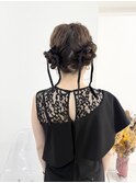 《sheer/氏家》#結婚式お呼ばれ#タイト#ヘアセット#ツイン