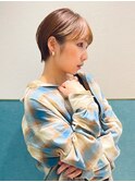ハンサムショート/丸みショートボブ/20代30代40代50代/顔周り