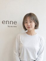 エンネ バイ アン ラタ JR和歌山駅店(enne by an rata)&nbsp;透け感ミルクベージュ
