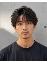 アイトーキョー 名古屋栄(AI TOKYO)&nbsp;ニュアンスパーマ/フェザーパーマ/センターパート/名古屋