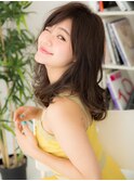 無造作なアンニュイカールで☆大人かわいいミディアムレイヤー
