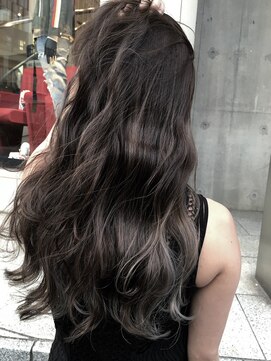 ウィルゴ(VIRGO) 【ハイライトカラー】ダークアッシュグレージュ×ロング