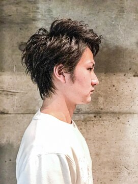 クレドガーデン 吉祥寺店(CRED GARDEN) ＃メンズナチュラルアップバングツーブロックショートコンマヘア