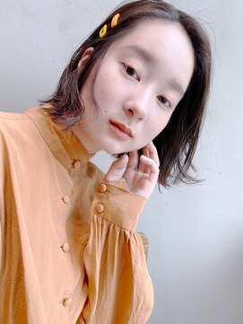 アイティーバイアルバム 藤沢店(IT by ALBUM) クリップアレンジ_マッシュショートカーキグレージュ_8558