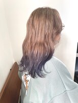 ノチ(Noci)&nbsp;【和田寧々】裾グラデーション/ミルクティー/ラベンダーカラー