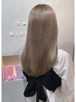 ヘアー ミッション 心斎橋店(hair Mission) ブリーチでグレージュカラー