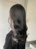 エミュー(emue)&nbsp;ブルーブラック　イヤリングカラーシルバーアッシュ　木ノ下