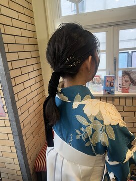 アース 高田馬場店(HAIR&MAKE EARTH) ポニーテール