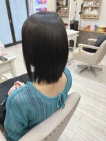 ヘアメイクゼロ 坂戸駅前店(hairmake zero)&nbsp;カット+酸性ストレート+ケラウオーターTR
