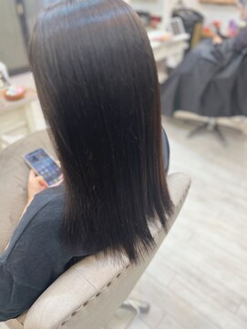 ヘアメイクゼロ 坂戸駅前店(hairmake zero) 【ナチュラルなストレート】oggiotto酸熱トリートメント