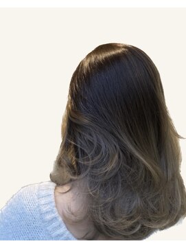 シロ(shiro) バレイヤージュカラー/デザインWカラー