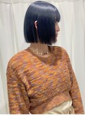 【ユカ】ボブ×ネイビー