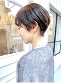 くびれヘア/アプリコットオレンジ/ハイライトカラー/レイヤー