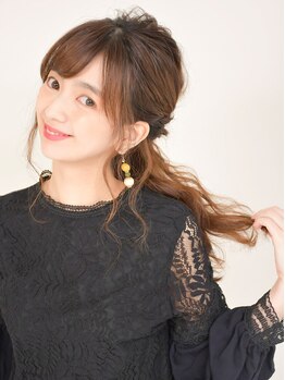 ビーチ 土呂店(Beach)の写真/【土呂駅東口4分】≪ヘアセット¥5500≫かわいいセットが人気の秘密★どんなヘアセットもBeachにお任せ☆