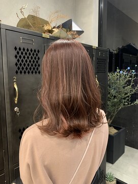 アチーブリス(achieve Liss) ピンクブラウンxニュアンスカラー艶カラー小顔10代20代30代