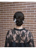 アップスタイル/ヘアセット/お呼ばれヘア