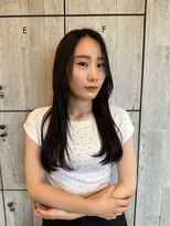 ポイントファイブバイソレイユ 小松店.5 by SOLEIL)&nbsp;dark brown × 顔周りレイヤー