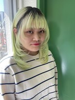 キジ(KIJI) ★フェイスレイヤー×ライムグリーン★