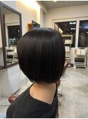 顔周りレイヤーボブ