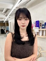 エジョン 三鷹店(Aejon)&nbsp;レイヤーロング/ヘルシースタイル/韓国ヘア/ベビーピンク/吉祥寺