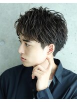 リップス 梅田ロフト(LIPPS) ツーブロック爽やかアップバングリバースパーマ