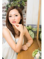 グラスヘア(Grous hair)&nbsp;【Grous Hair】上品大人かわいい内巻きミディアムヘア