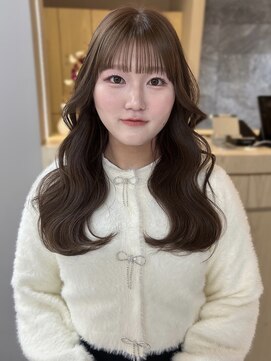 ボタン テンジン(VOTAN tenjin) [votanふうか]グレージュ/顔周りカット/髪質改善/天神韓国ヘア