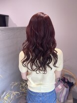 シスイ(sisui)&nbsp;巻き髪レイヤーロング/艶ピンクカラー