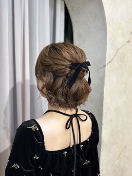 ヘアアレンジメント ボガスティーズ 川崎店(Hair arrangement Vogusty's) ハーフアップ