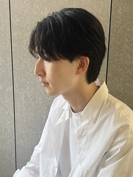 ニアウ 太田店(Niau) メンズナチュラルセンターパートニュアンスパーマ毛流れパーマ